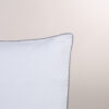 Federa cuscino letto a sacco in lino con profilo su tre lati