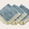 Set di asciugamanini per ospiti spugna e merletto